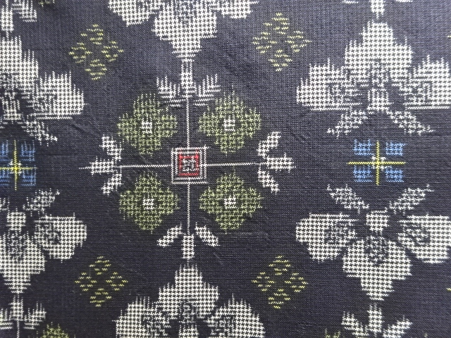 Japanese Kimono / Tsumugi Silk